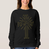 Jezus Christus Cross & Peace Dove Sweatshirt (Voorkant)