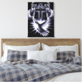 Jezus Christus Crown of Thorns and Dove Canvas Afdruk (Insitu (Slaapkamer))