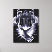 Jezus Christus Crown of Thorns and Dove Canvas Afdruk (Voorkant)