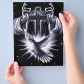 Jezus Christus Crown of Thorns and Dove Flyer (Hand)