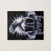 Jezus Christus Crown of Thorns and Dove Legpuzzel (Horizontaal)