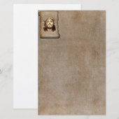 Jezus Christus Crown of Thorns on Scroll Briefpapier (Voorkant / Achterkant)