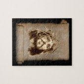 Jezus Christus Crown of Thorns on Scroll Legpuzzel (Horizontaal)