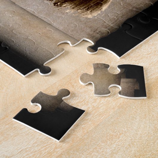 Jezus Christus Crown of Thorns on Scroll Legpuzzel (Zijkant)