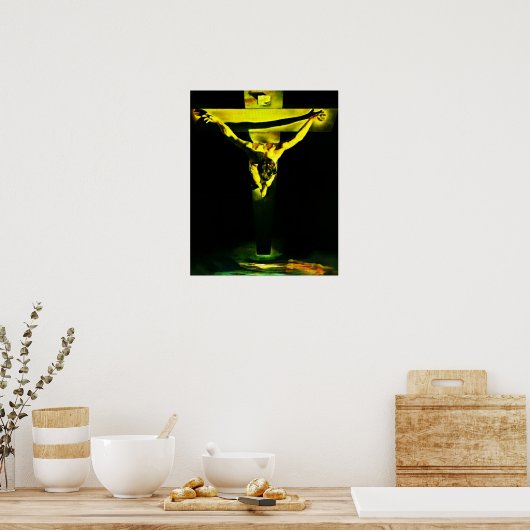 Jezus Christus Crucifixion 01 Poster (Keuken)