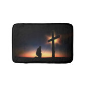 Jezus Christus Crucifixion Cross Badmat (Voorkant)