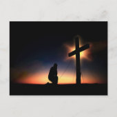Jezus Christus Crucifixion Cross Briefkaart (Voorkant)