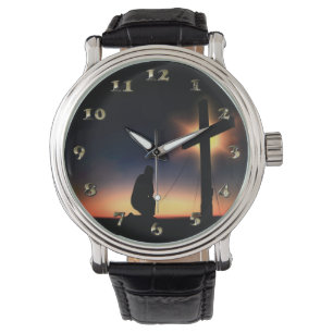 Jezus Christus Crucifixion Cross Horloge