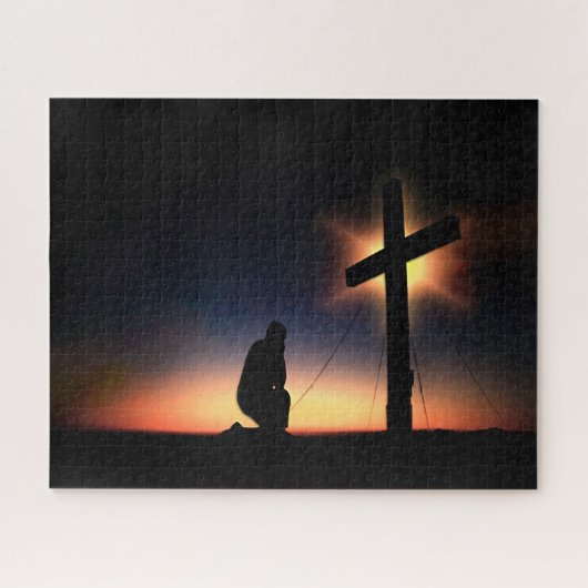 Jezus Christus Crucifixion Cross Legpuzzel (Horizontaal)