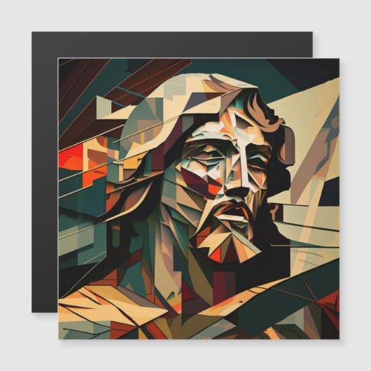 Jezus Christus cubisme (Voorkant / Achterkant)