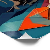 Jezus Christus cubisme Perfect Poster (Hoek)