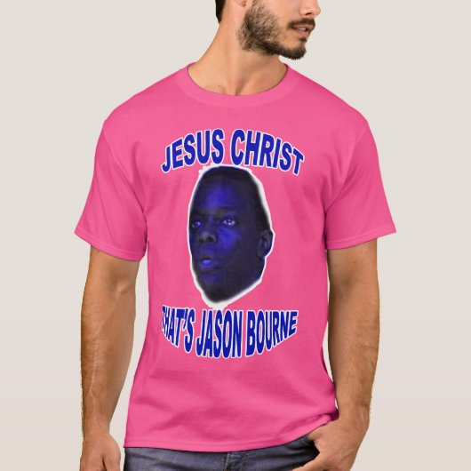 Jezus Christus, dat is Jason Bourne T-shirt (Voorkant)