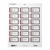 Jezus Christus & de Amerikaanse Soldaat Aangepast Etiket (Full Sheet)