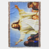 Jezus Christus de consoler Throw Blanket Deken (Voorkant Verticaal)