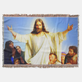 Jezus Christus de consoler Throw Blanket Deken