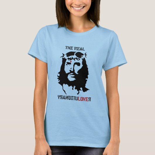 Jezus Christus - de echte revolutionair T-shirt (Voorkant)