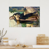 Jezus Christus De Goede Shepherd Poster (Keuken)