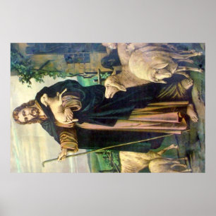 Jezus Christus De Goede Shepherd Poster