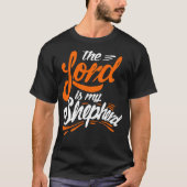 Jezus Christus, de Heer is mijn Shepherd Tshirt (Voorkant)