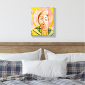 Jezus Christus de hogepriester Canvas Print (Insitu (Slaapkamer))