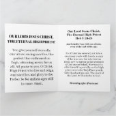 Jezus Christus, de hogepriester Gevouwen Wenskaart Kaart (Binnen)