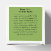 Jezus Christus, de hogepriester gunst doos Bedankdoosjes (Bovenkant)