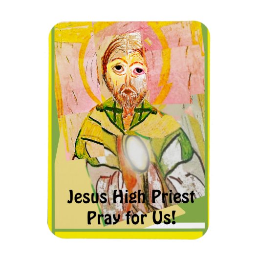 Jezus Christus, de hogepriester Kaart Magneet (Verticaal)
