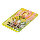 Jezus Christus, de hogepriester Kaart Magneet (Linkerzijde)