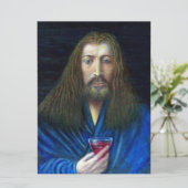 JEZUS CHRISTUS, DE KELK IN EMMAUS KAART (Staand voorkant)