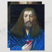 JEZUS CHRISTUS, DE KELK IN EMMAUS KAART (Voorkant / Achterkant)