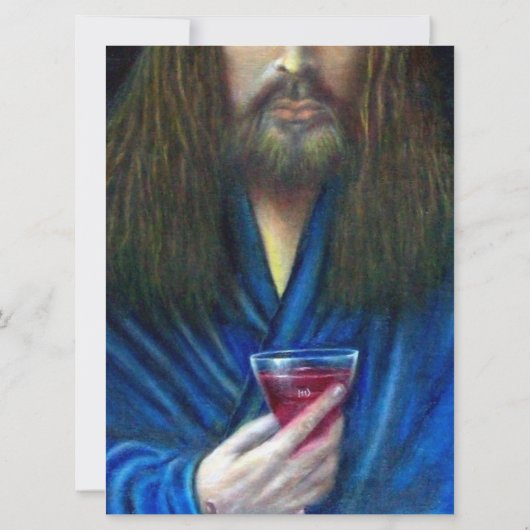 JEZUS CHRISTUS, DE KELK IN EMMAUS KAART (Achterkant)