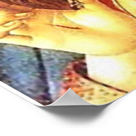 Jezus Christus de koning 2 - Cristo Rey Print Post (Hoek)