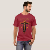 Jezus Christus de Koning Kruis Cristo Rey T-shirt (Voorkant volledig)