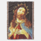 Jezus Christus de koning van de 2-Throw Blanket - Deken (Voorkant Verticaal)