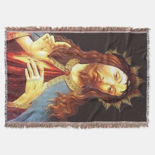 Jezus Christus de koning van de 2-Throw Blanket - Deken (Voorkant)