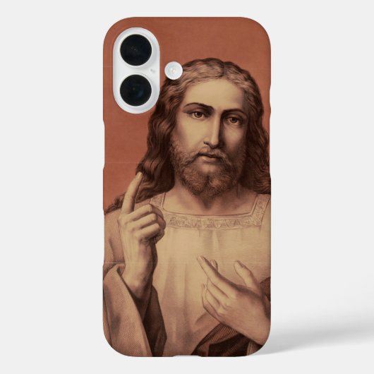 Jezus Christus de Leraar Case-Mate iPhone Case (Achterkant)