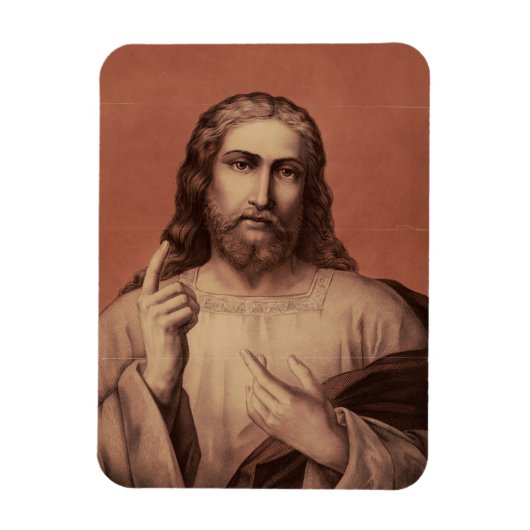 Jezus Christus de Leraar Magneet (Verticaal)