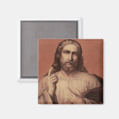 Jezus Christus de Leraar  Magneet (Voorkant / Achterkant)