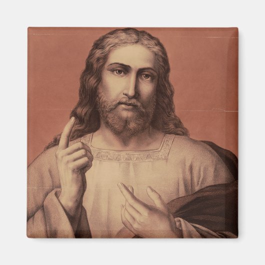 Jezus Christus de Leraar  Magneet (Voorkant)