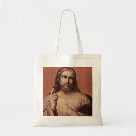 Jezus Christus de Leraar Tote Bag (Voorkant)