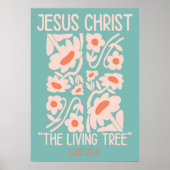 Jezus Christus, de levende boom Poster (Voorkant)