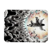 Jezus Christus De opname Religieuze Christelijke K Magneet (Horizontaal)