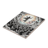 Jezus Christus De opname Religieuze Christelijke K Tegeltje (Zijkant)