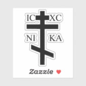 Jezus Christus de Overwinnende Vinyl Sticker (Vel)