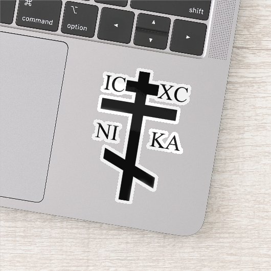 Jezus Christus de Overwinnende Vinyl Sticker (Detail)