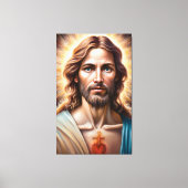 Jezus Christus de Prins van de Vrede Canvas Afdruk (Voorkant)
