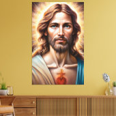 Jezus Christus de Prins van de Vrede Canvas Afdruk (Insitu (Woonkamer))