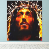 Jezus Christus De Savior Canvas Afdruk (Insitu (Houten vloer))