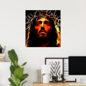 Jezus Christus De Savior Poster (Thuiskantoor)