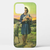 Jezus Christus de Shepherd met Baby Lamb Case-Mate iPhone Case (Achterkant)